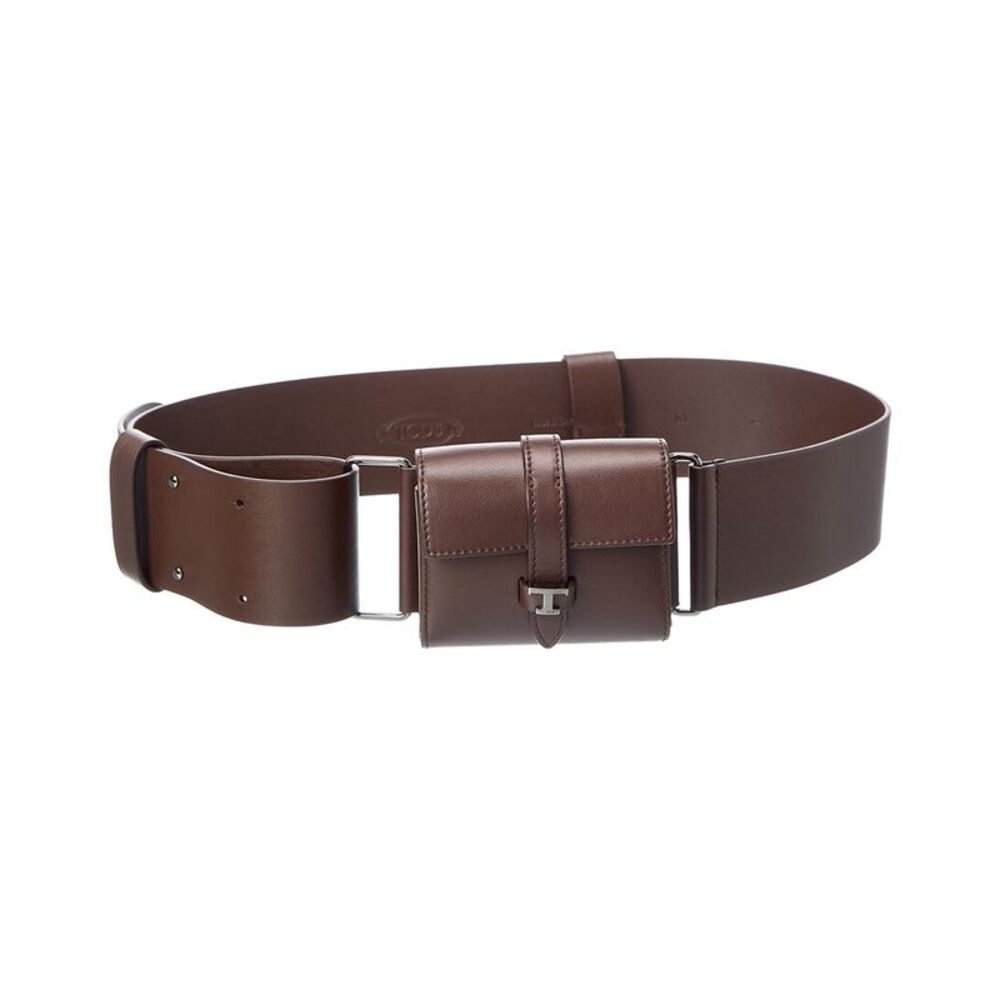 Tod’S Leather Belt Bag, Brown
